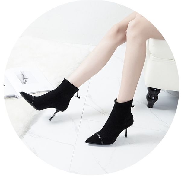 

new arrival women pumps gladiator shoes lace up high heels lj200928, Black