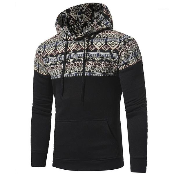 

men's hoodies & sweatshirts 2021 men casual hooded fashion sweatshirts1, Black