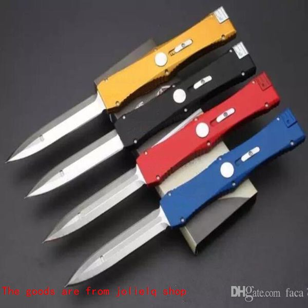 

d/e 4 nemesis action custom classics colors single blade aluminum 6061 handle satin knife self defense knife 1pcs hipping 0+jjt qynf