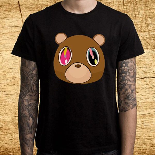 

kanye west tour graduation bear logo men's black size s m l xl 2xl 3xl selling hoodie designers t shirts sweatshirt