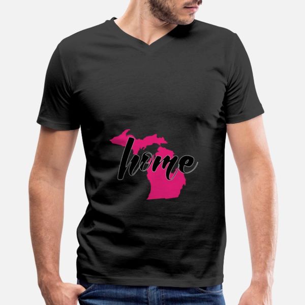 

michigan my home in the pink t shirt hip hop kawaii tracksuit hoodie sweatshirt