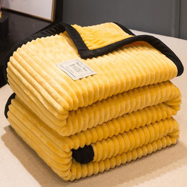

thick coral blanket winter blanket flannel warm dormitory bed single office nap