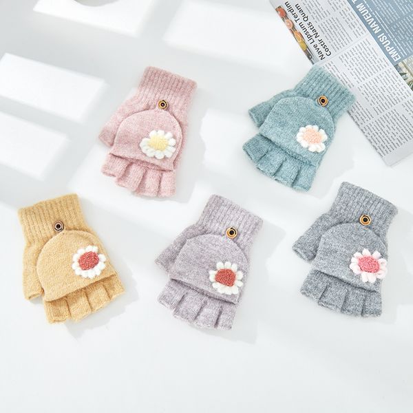 

ins корейской версии мило половину пальца девочек открытым пальцами шерстяных вязальных перчатки для студентов, чтобы разогреть на велосипед, Blue;gray