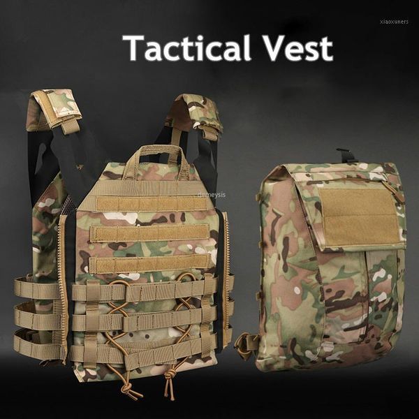 

hunting jackets tactical vest j p c outdoor accessory bag portable army paintball wargame bags1, Camo;black