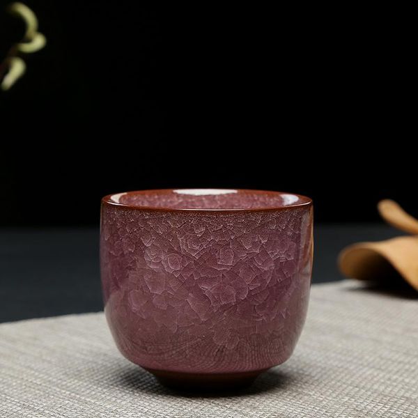 

chanshova traditional chinese crackle glaze porcelain teacup 80ml home office solid color china ceramic tea cups h202 qylbqz mywjqq
