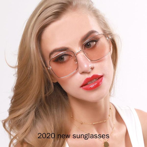 

sunglasses vintage oversize square women big frame sun glasses black fashion gradient female nx, White;black