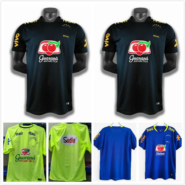 

2020 2021 national team training soccer t shirts jersey casemiro marcelo richarlison neres g.jesus marquinhos vini jr. football sports shirt, Black;yellow
