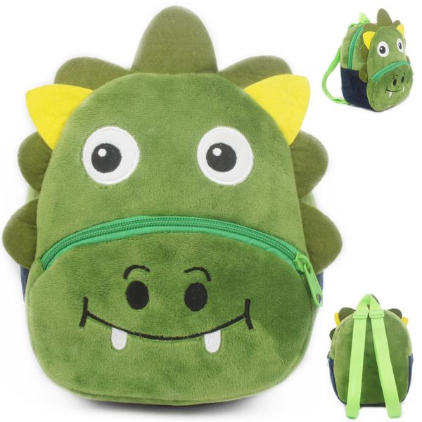 

dinosaur children backpack kids toddler animal plush school bags baby kindergarten preschool bag schoolbag for boy girl c0202