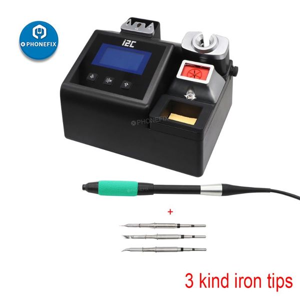 

power tool sets i2c nano lead soldering station with c115 handle iron tips for phone motherboard pcb welding