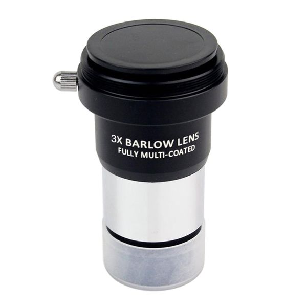 

metal body 3x barlow lens for astronomical telescope eyepieces 1.25\" inch m42 x0.75 thread