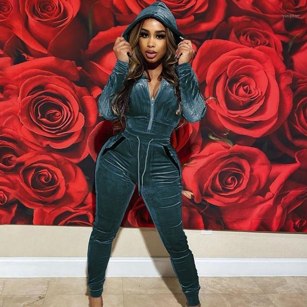 

40# women's tracksuit fashion hooded long sleeve zipper sports casual velvet suit sport set women plus size clothing outfits1, Gray