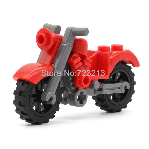 

single harley moto blocks vehicles motorcycle accessories moc parts military swat city building blocks model toys for children wmtriu