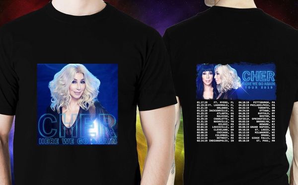 

popular cher here we go again tour dates 2020 black s 5xl men hoodie designers t shirts sweatshirt