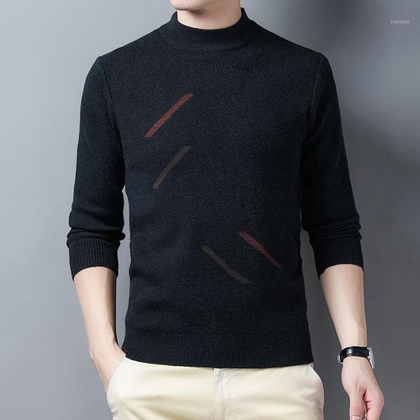 

2020 new style pullover round collar thickened bottom shirt man 68f011, White;black