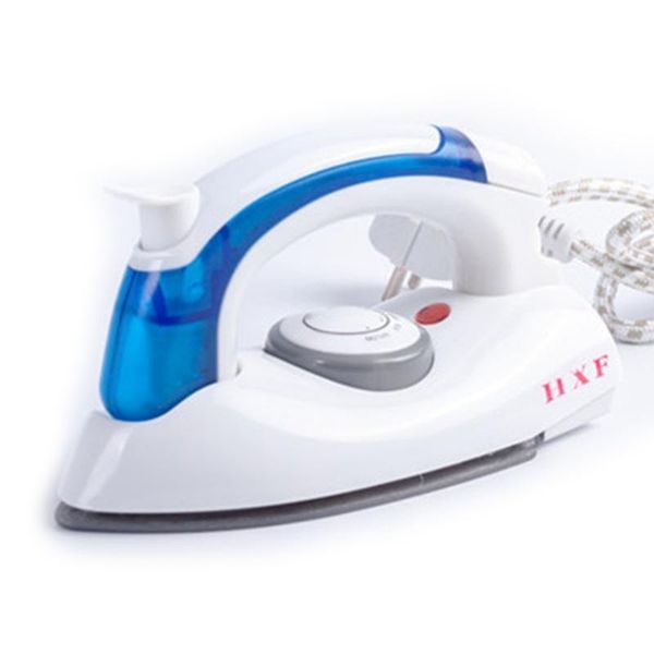 

portable compact size mini handheld electric baseplate steam iron machine foldable handle 3 gears home travel use