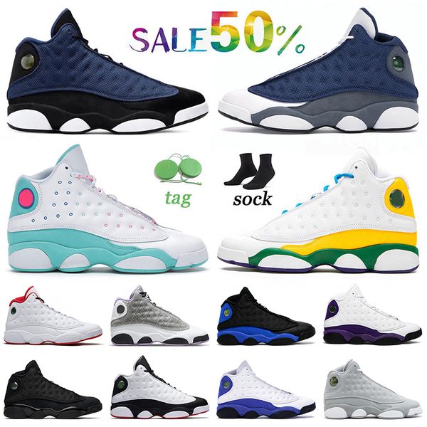 

new arrival jumpman 13 13s basketball shoes high og brave blue flint soar green playground houndstooth hyper royal court purple mens women s