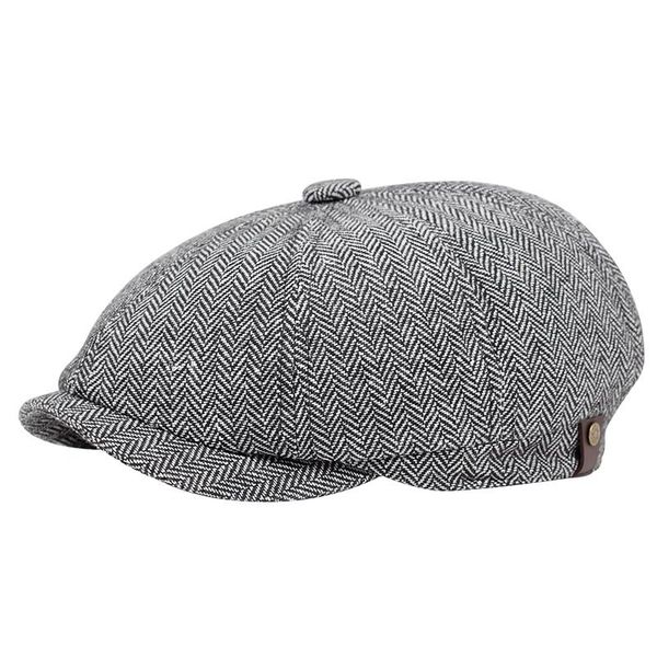 

berets male plus size ivy hat big head man autumn and winter sboy cap grade beret caps 58cm 60cm two sizes, Blue;gray