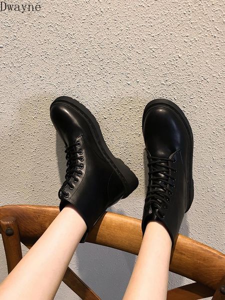 

boots boot girl british style 2021 autumn net red spring and black a hundred1