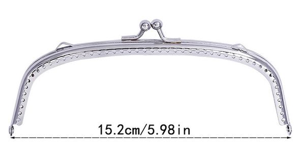 

3шт diy металла поцелуй застежка замок arch металл кошелек рамка для сцепления сумка сумки аксессуары сумка метизы 10,5 12,5 15см bbybyu wrh