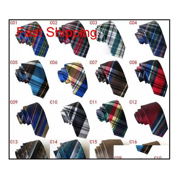 

6cm women and men neck ties delicate british fashion classic grid tie plaid skinny necktie school tie dots necktie business neckwear 22 3ud, Blue;purple