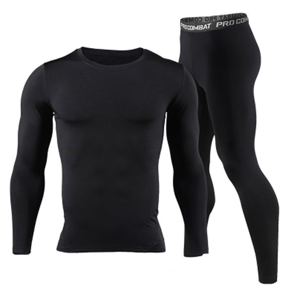 

men's thermal underwear men long johns winter thermal underwear sets brand quick dry male stretch warm thermo underwear spring 220927, Black;white