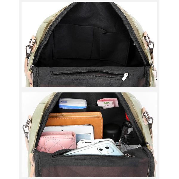 

women backpack leather soft black solid ladies bagpack leisure city green small pu back pack lady 2020 new bbyoky bdehome