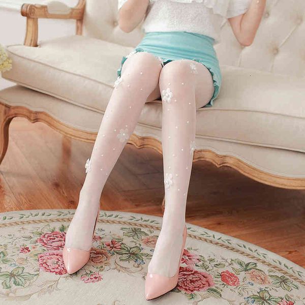 

socks hand made butterfly embroidered lace pearl small flowers do not hook arbitrarily cut silk stockings even bottomed pantyhose, Red;black