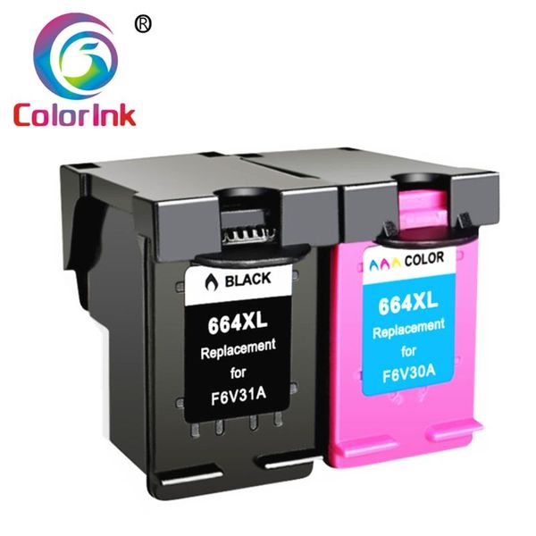 

coloink 2pack for 664 664xl ink cartridge for deskjet 1115 2135 3635 2138 3636 3638 4535 4536 4538 4675 printer cartridges