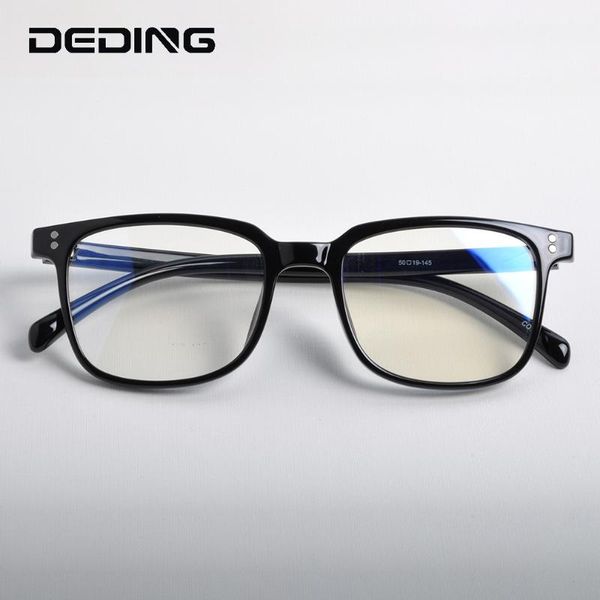 

fashion sunglasses frames optical rectangular ultralight tr90 men women glasses frame prescription eyeglasses clear full rim eyewear dd1597, Black