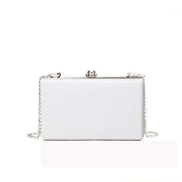 

women's bags summer new dinner clutch box small package shoulder crossbody chain bag1