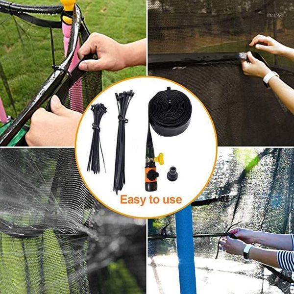 

trampolines trampoline waterpark sprinkler outdoor summer toys for kids outside hose (8m / 12m 15m) g31