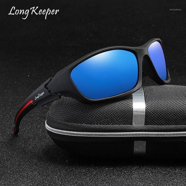 

2020 men's polarized sunglasses with logo brand square sports sun glasses women retro mirror lens shades uv4001, White;black