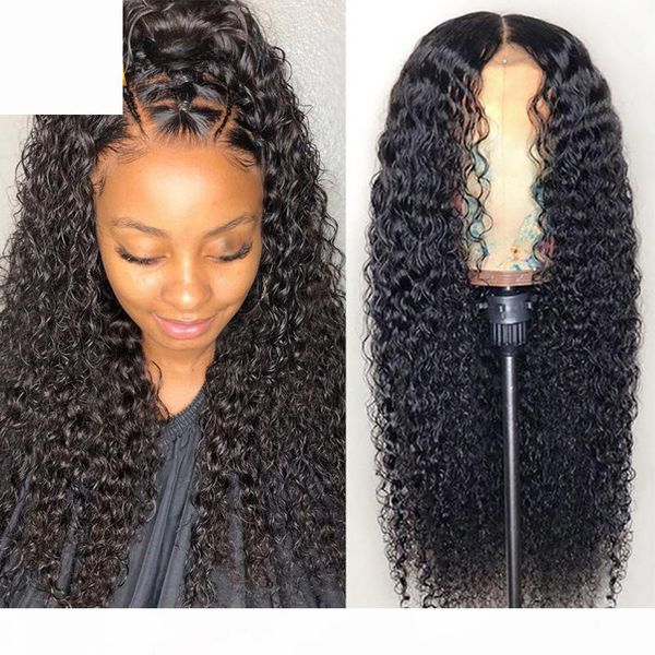 

curly human hair wig with baby hair pre-plucked lace front human hair wigs full lace wigs for black women brazilian peruvian indian, Black;brown