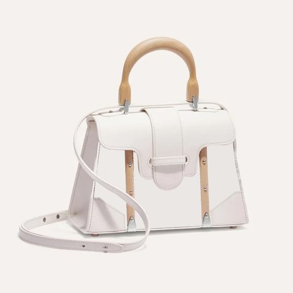 

cross body party mini bracket tote bag fashion women's handbag shoulder bag luxury leather soft and strong light space large hardware p