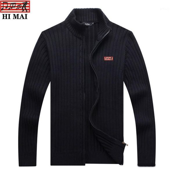 

men's sweaters spring autumn men's sweater male jacket solid color applique knitwear warm sweatercoat cardigans men clothing1, White;black