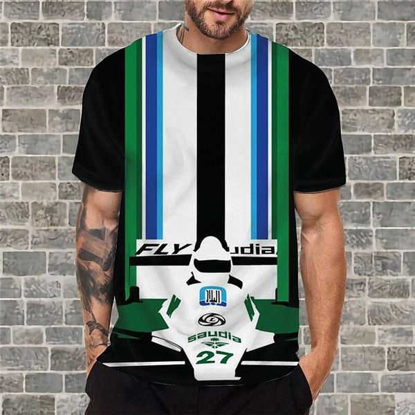 

men's t shirt 3d print striped graphic car crew neck daily sports print short sleeve casual classic designer big and tall green l0bu#, White;black