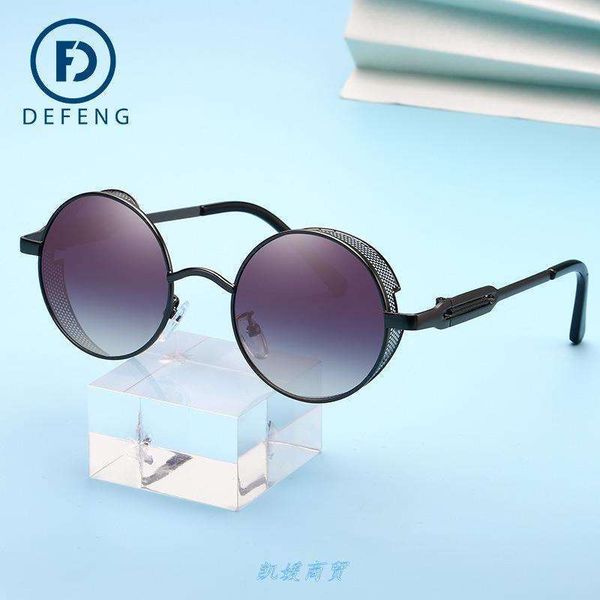 

2039 prince new steampunk style 2020 harley sunglasses round, White;black