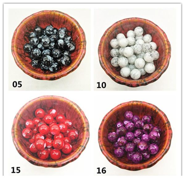 

wholesale 4/6/8/10mm czech glass beads round charm loose spacer beads painted for jewellery making diy bracelet& qylegc, Crystal
