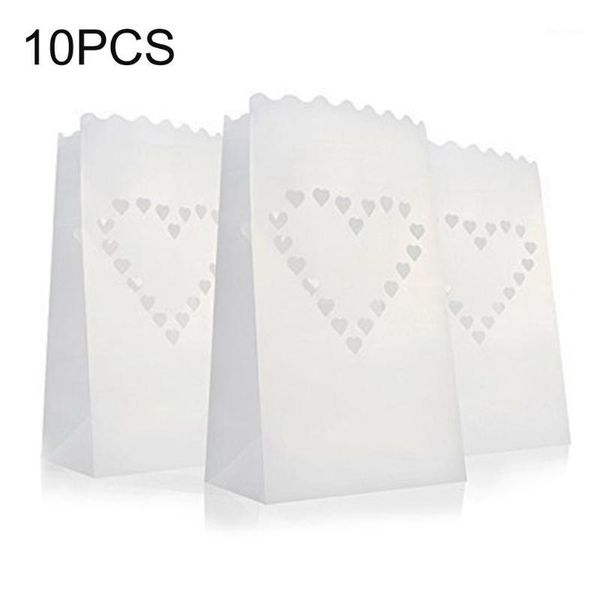 

10pcs/set beautiful sunshine light holder luminaria paper durable christmas party wedding lantern candle bag home decor1