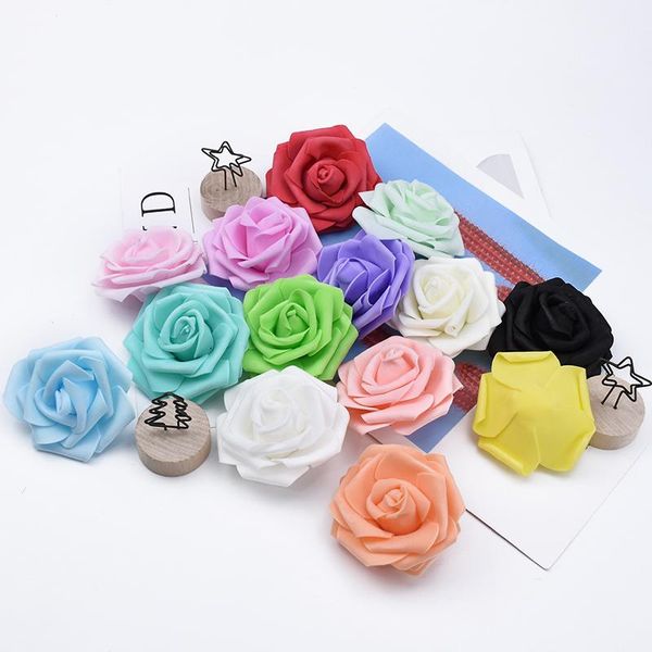 

100/200 pieces foam roses home decoration wedding bridal accessories clearance diy gifts box scrapbook artificial flowers