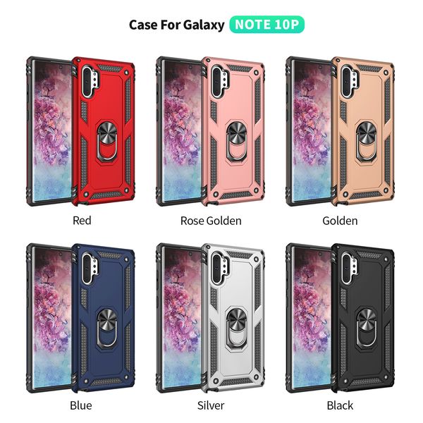 

hybrid armor case magnetic ring stand kickstand case for samsung galaxy note20 s8 s9 s10 s20 s10 s9 plus note10 a10e ae a10 a20 a30 case