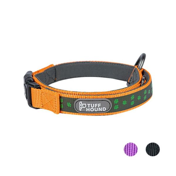 

dog collars & leashes pet collar nylon adjustable reflective necklace safety holographic with button for all kinds of dogs
