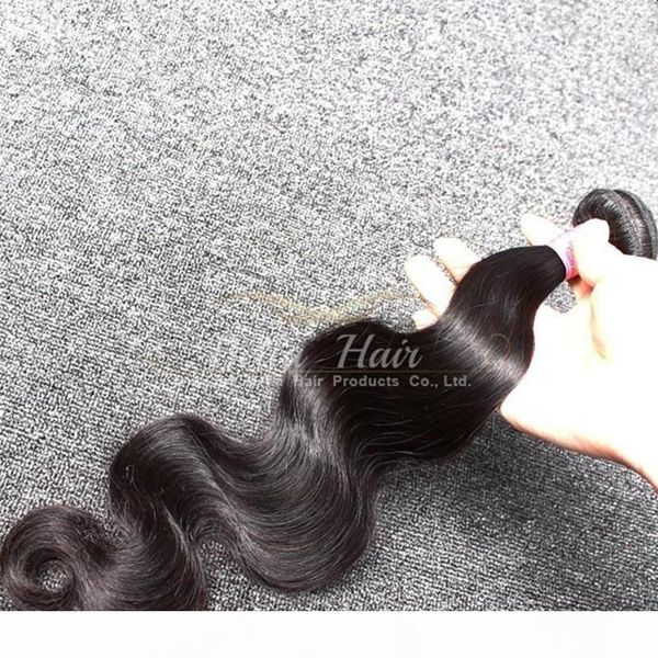 

mixed length 8~30inch peruvian hair natural color wavy body wave human hair bundles 5bundles bella hair ing, Black