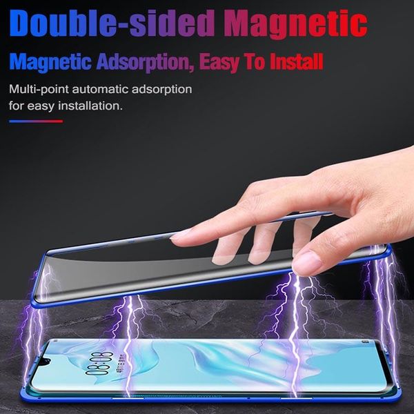 

magnetic metal case for huawei mate 40 30 20 p40 p30 p20 pro p smart honor note 10 9x 8x 10 h wmtybt