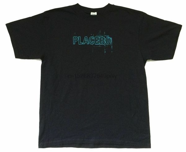 

placebo scratched logo north american tour 2007 black t shirt new official sport hooded sweatshirt hoodie