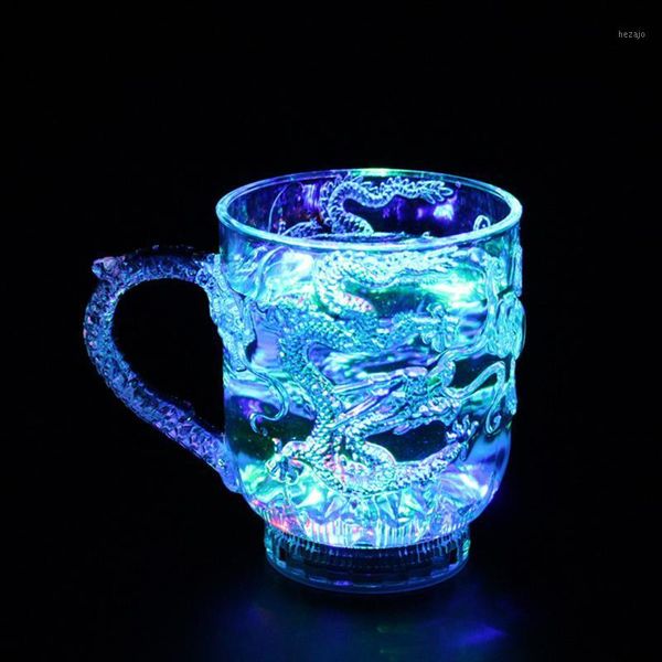 

mugs creative induction luminous beer cup led mug wine light decortions present gift wedding bar celebration props glowing toys1