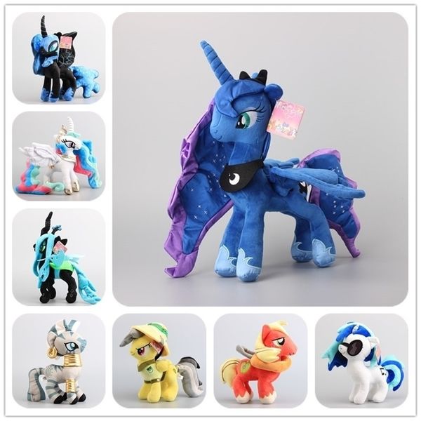

anime cartoon 8 style to choose deluxe horse nightmare luna moon plush soft toy stuffed dolls girls birthday gift 38 cm y200723