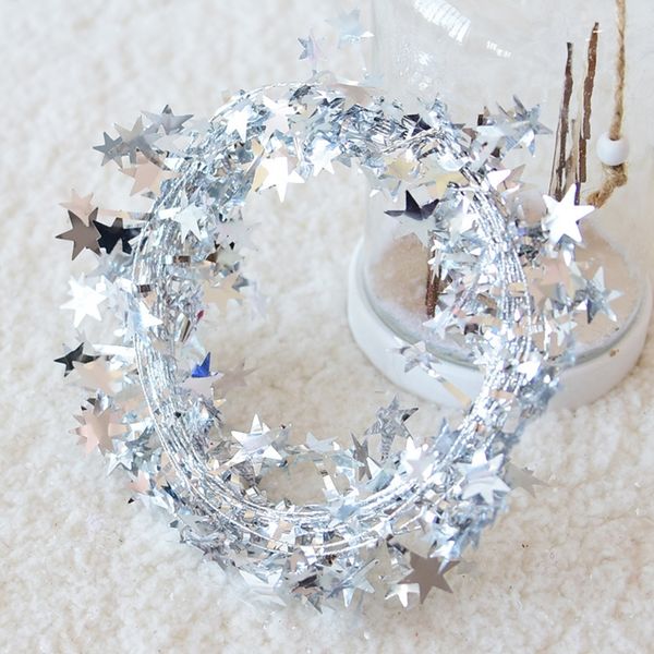 

d7fko wire 7.5 m nuoqi strip star pull five-corner diy wire color strip diy ribbon ribbon ornament christmas decorations 45qt7