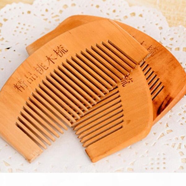 

wood comb beard comb customized combs laser engraved wooden hair comb for men grooming lx7467, Silver