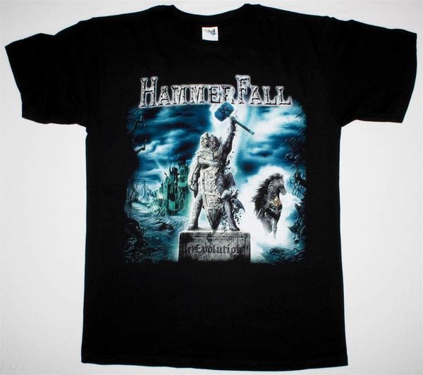 

hammerfall r evolution black heavy power metal om call edguy summer short sleeves cotton fashion hoodie designers t shirts sweatshirt